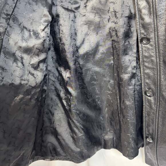 Wilsons Leather Black Men’s Jacket Size L - Picture 3 of 9